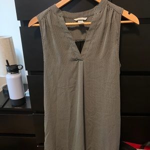 H&M Black & White Tie Dress